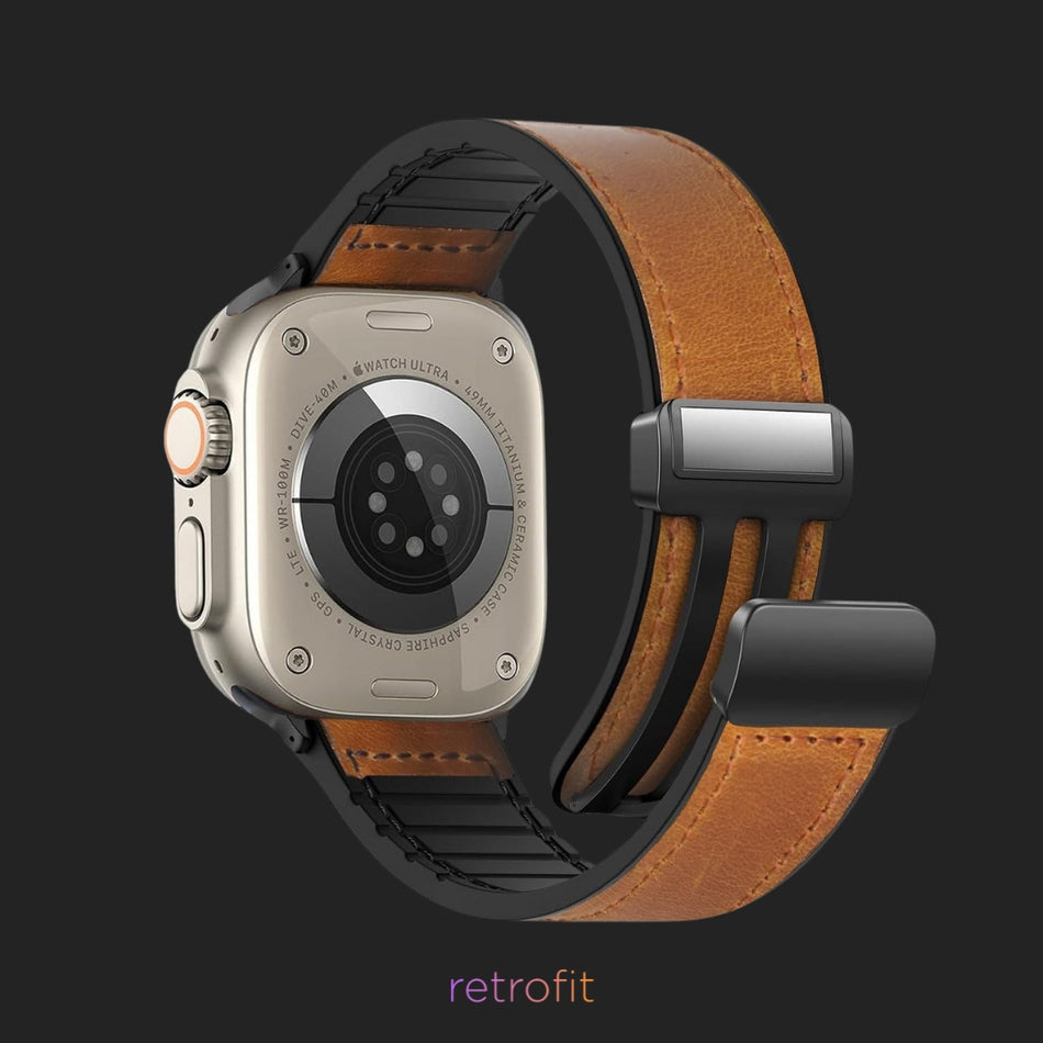 Apple Watch - Leather Magnetic Fold Clasp - 38/40/41/42mm