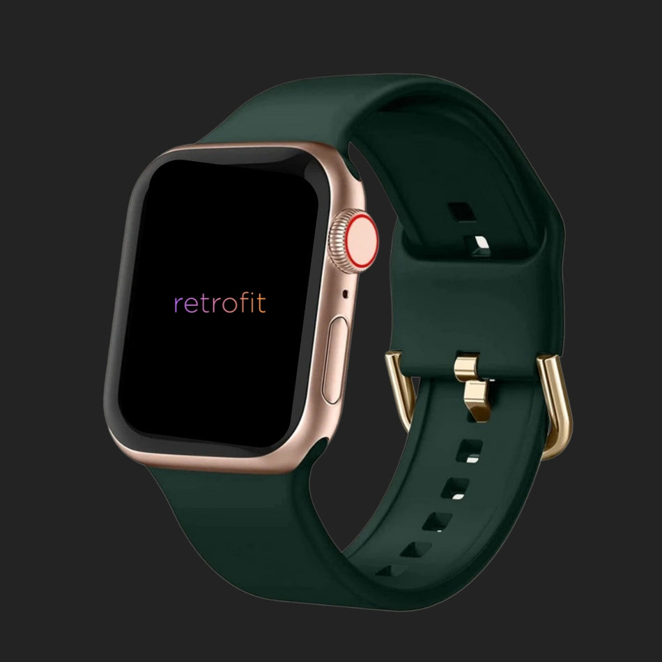 Apple Watch - Silicone & Gold Buckle - 38/40/41/42mm